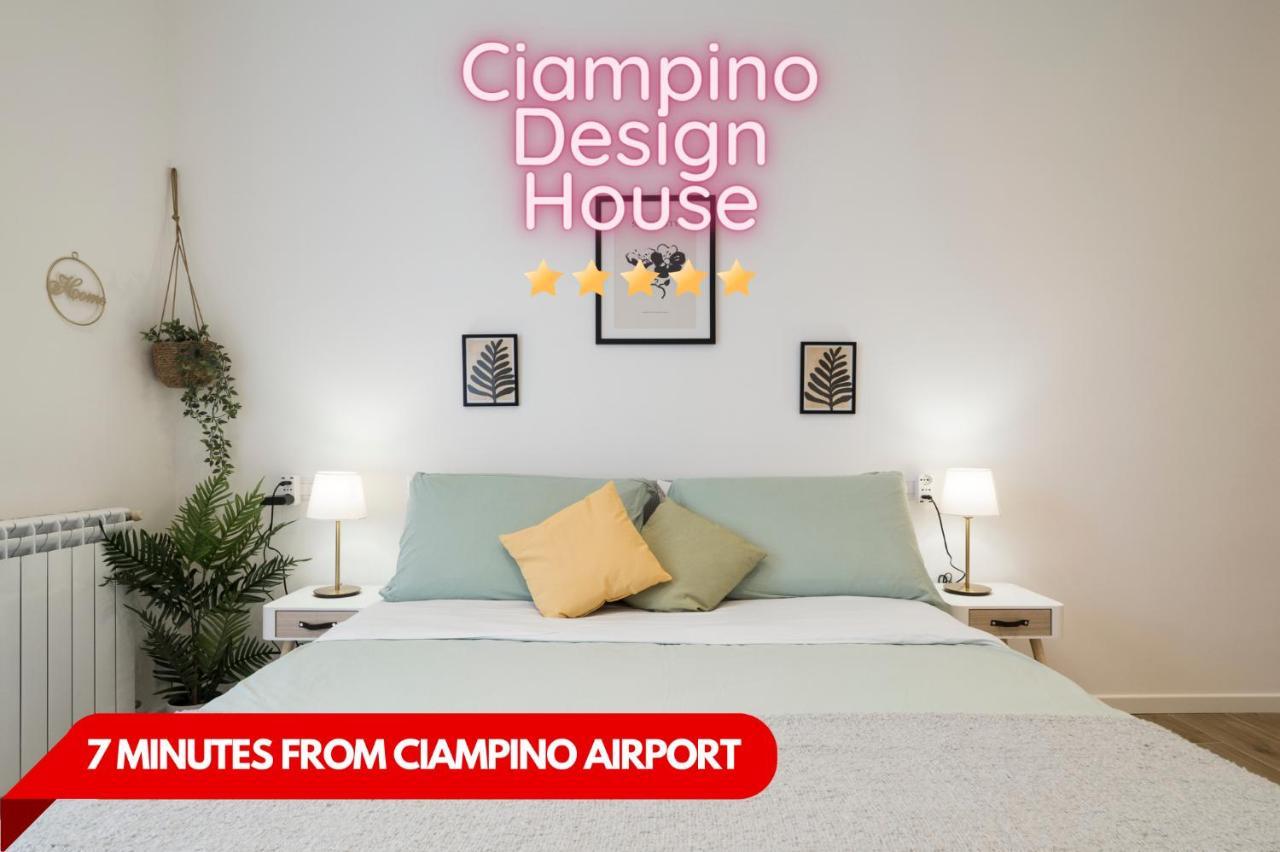 Casa Design Con A/C E Wifi_7 Minuti Ciampino Aeroporto 아파트 외부 사진